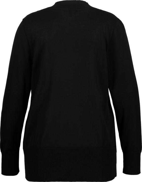 Produktbild Ulla Popken Strickjacke, V-Ausschnitt, Knopfleiste, Feinstrick (46, 48)