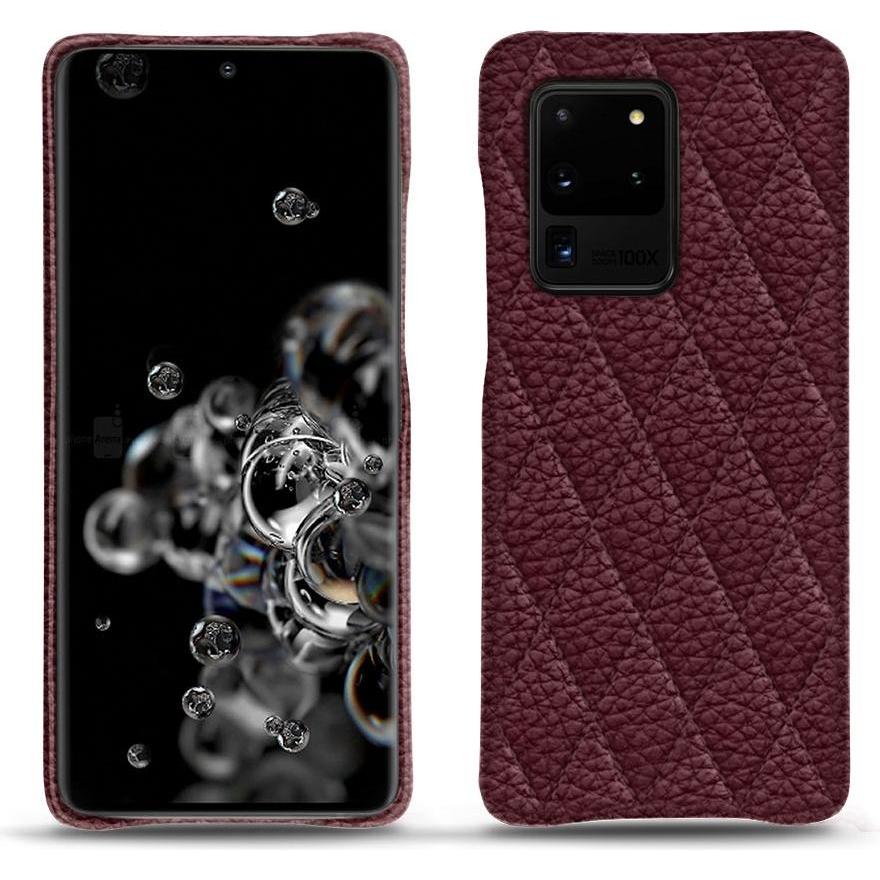 Thumbnail - Noreve Lederschutzhülle (Samsung Galaxy S20 Ultra 5G), Smartphone Hülle, Violett