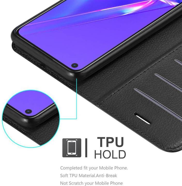 Actual product image Cadorabo Book with stand function cover (Oppo A72)
