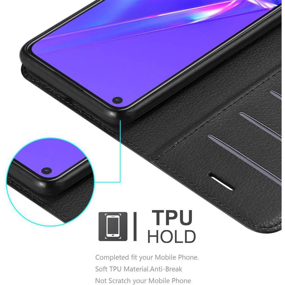 Thumbnail - Cadorabo Book mit Standfunktion Cover (Oppo A72), Smartphone Hülle, Schwarz