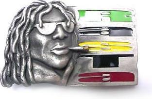 Actual product image Tamar Rasta belt buckle (M)