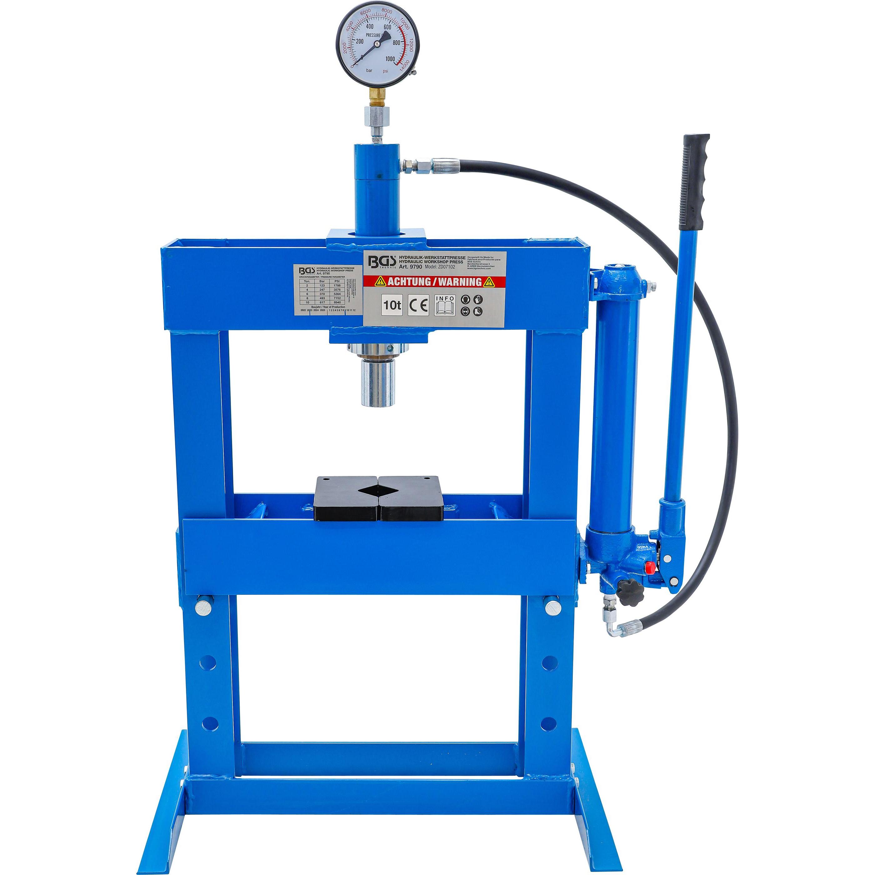 Thumbnail - BGS, Presswerkzeug, Hydraulik-Werkstattpresse