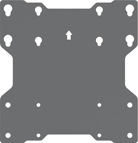 Image du produit Multibrackets Rehausse série Pro Colonne Tilt, métal, noir