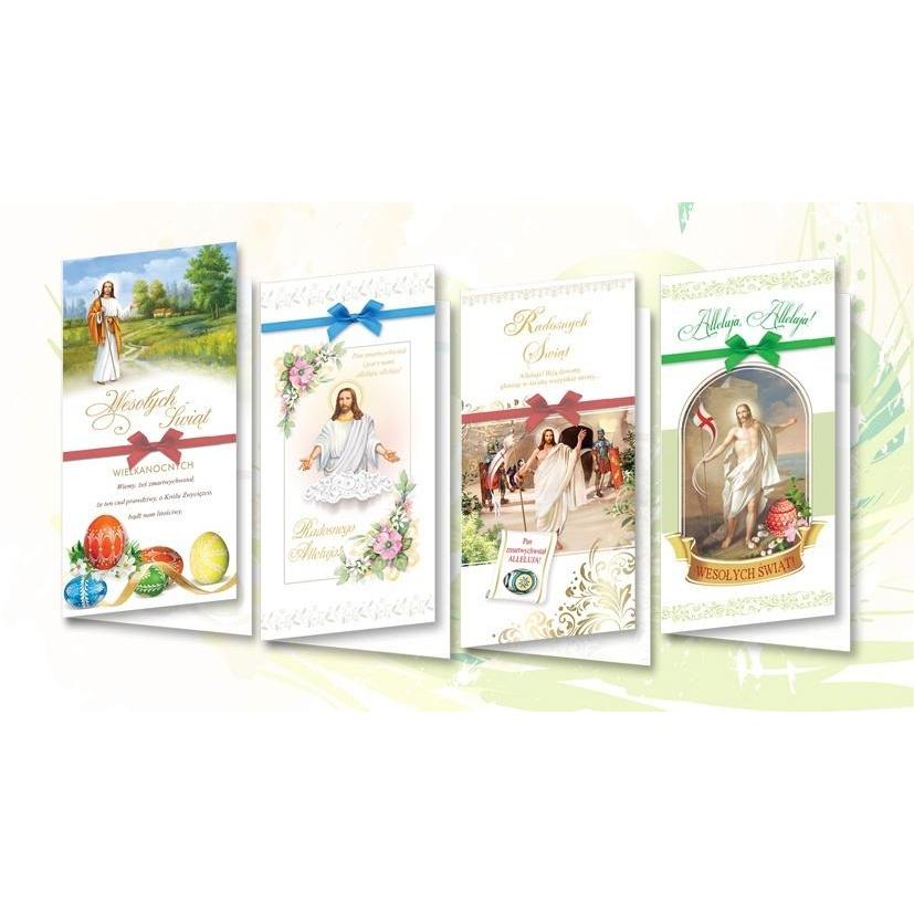 Top Graphic, Biglietto di auguri + Carta da lettere, Biglietto DL De Lux Easter Religion MIX (10 pezzi) (10 pz.)