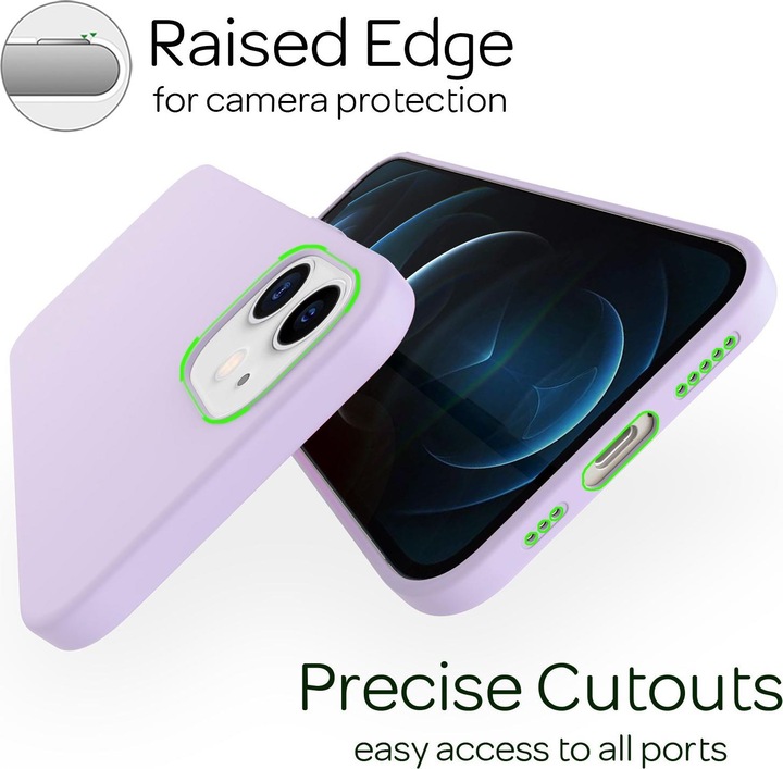 Actual product image Nalia Liquid silicone mobile phone case (Apple iPhone 12)