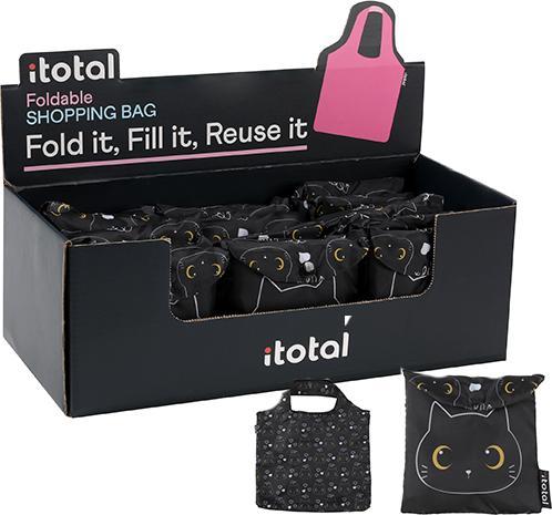 Actual product image i-Total Shopping Bag Black Cat