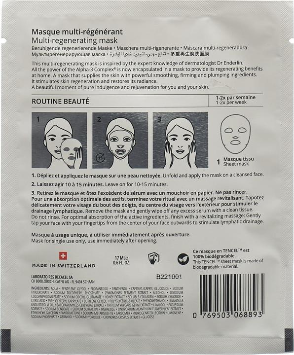 Produktbild Decalys Masque alpha regenerant 3 (276.75 ml)