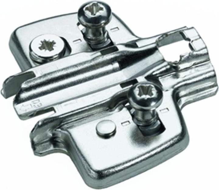 Hettich Kreuzmontageplatten Sensys/Intermat 8099, Eckmontage (50 Stk.)