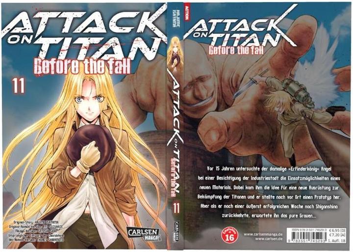 Produktbild Attack on Titan - Before the Fall 11 (Deutsch, Hajime Isayama, 2018)