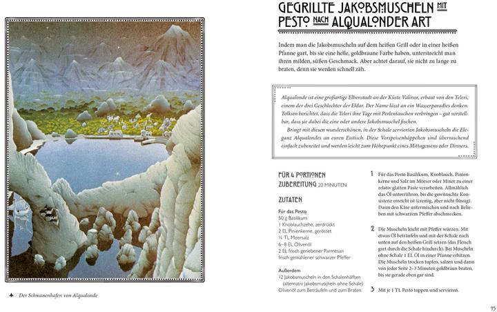 Produktbild Das grosse Kochbuch inspiriert von Tolkiens Legenden (Deutsch, Robert Tuesley Anderson, 2020)