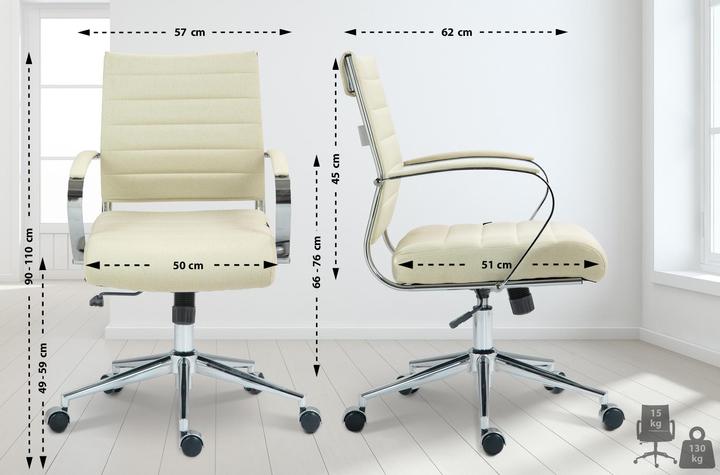 Actual product image CLP Oakland office chair, height-adjustable and swivelling