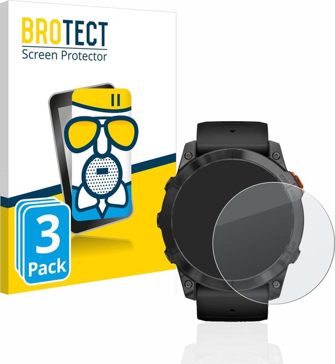 Produktbild BROTECT AirGlass Panzerglasfolie Matt (Garmin Fenix 7X Pro Solar)