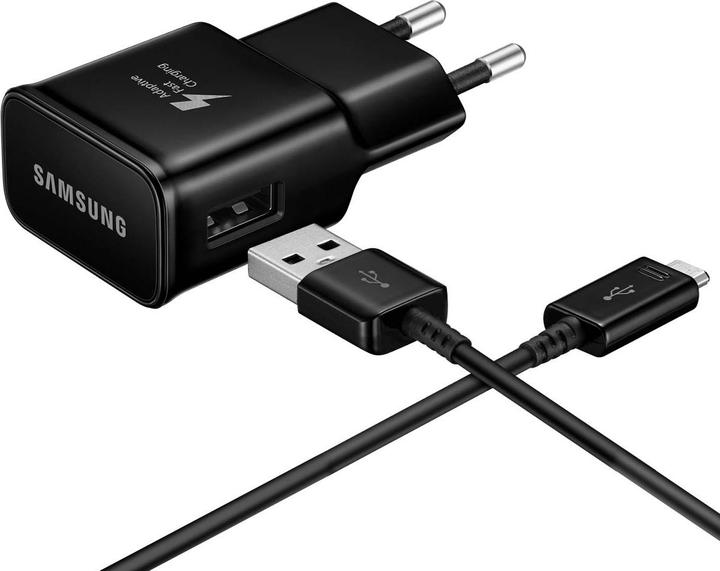 Produktbild Samsung EP-TA200EBE Fast Charger Set With EP-DR140ABE Cable (15 W)