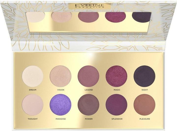 Actual product image Eveline EVELINE Fantasy Eyeshadow Palette Paleta 10 cieni do powiek