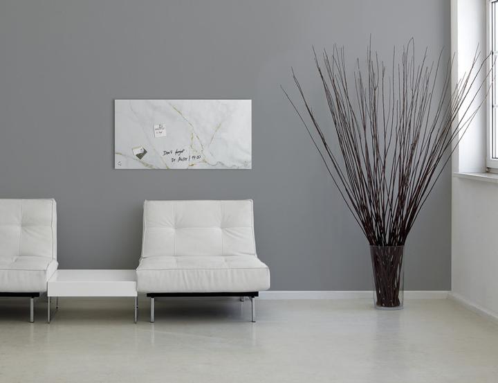 Actual product image Sigel Glass Magnet Board Artverum with Design (Magnet board, 91 x 46 cm)