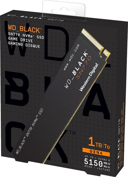 Produktbild WD Black SN770 (1000 GB, M.2 2280)