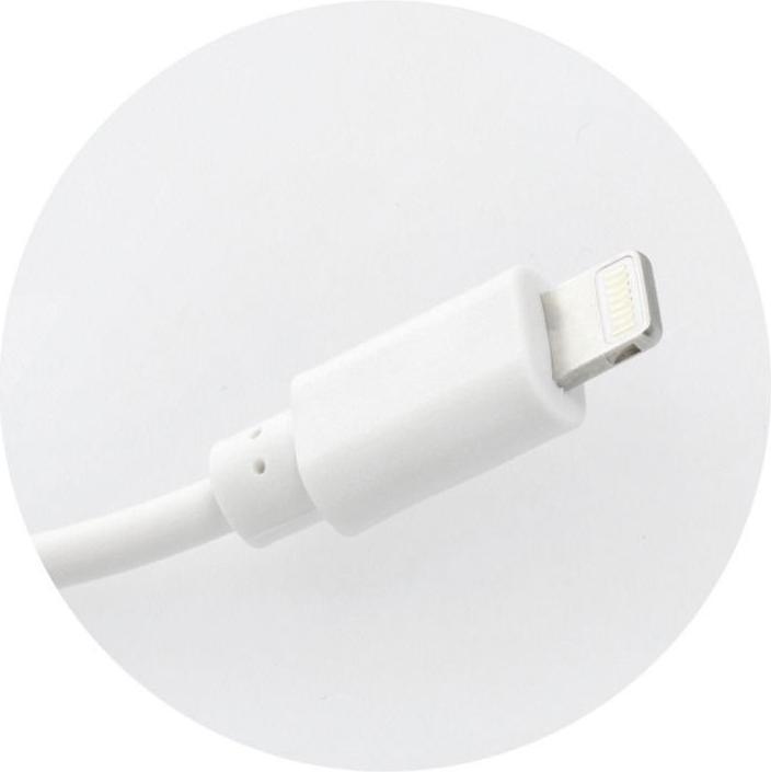 Actual product image Cable Blue Star BLUE STAR travel charger 1A 5W USB A + cable USB A to Lightning TFK-TC-1100B white (5 W)