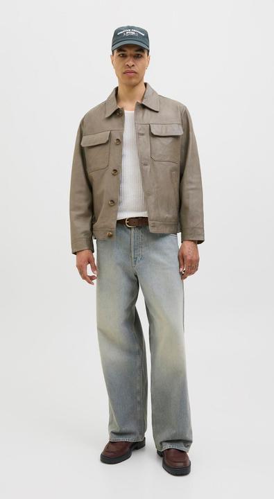 Actual product image Jack & Jones Lederjacke Lederjacke (M)