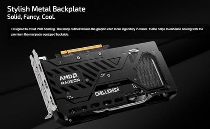 Actual product image AsRock Radeon RX 9060 XT Challenger OC (16 GB)