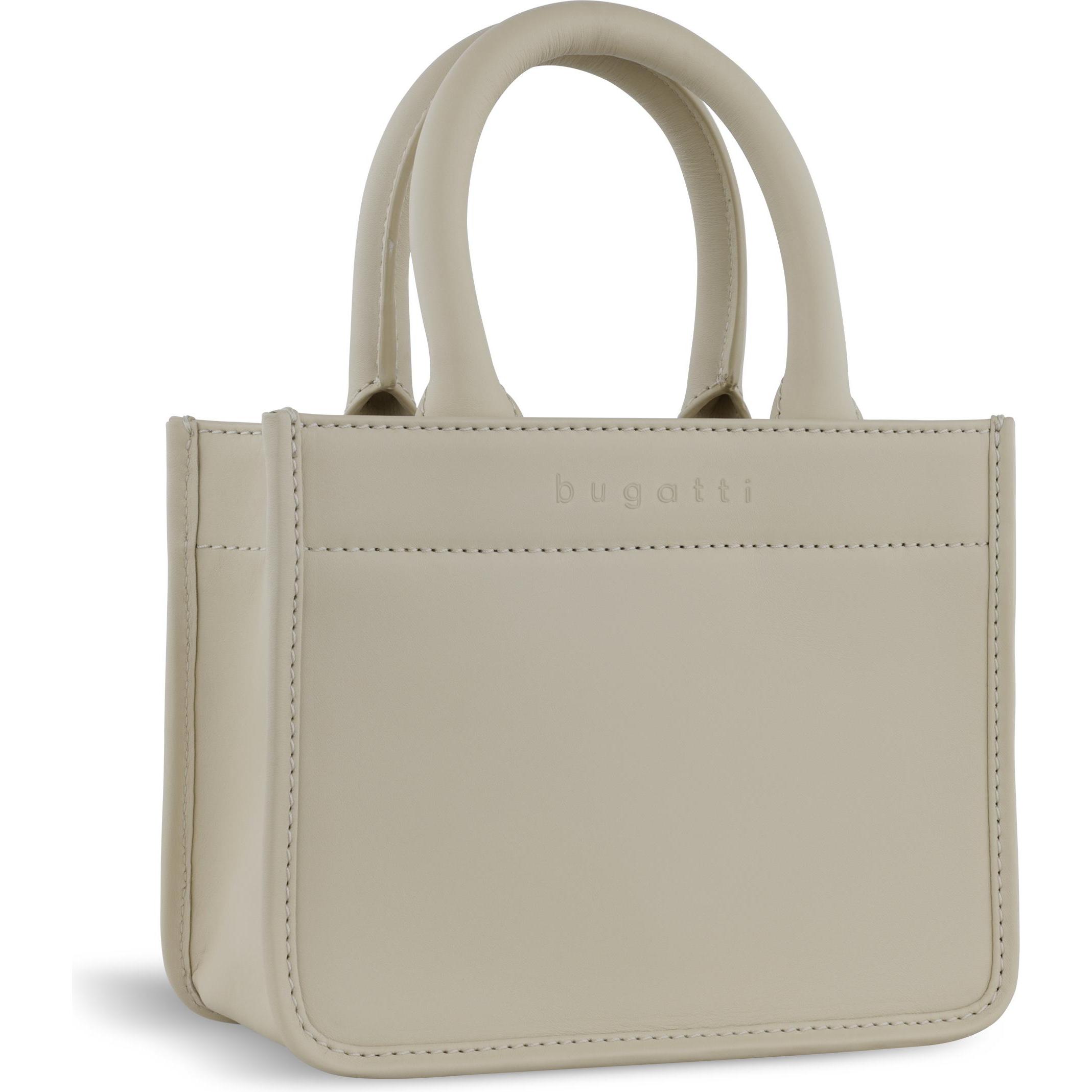 Thumbnail - Bugatti, Tasche, Daphne Handtasche Leder 19 cm, Beige, (3 l)