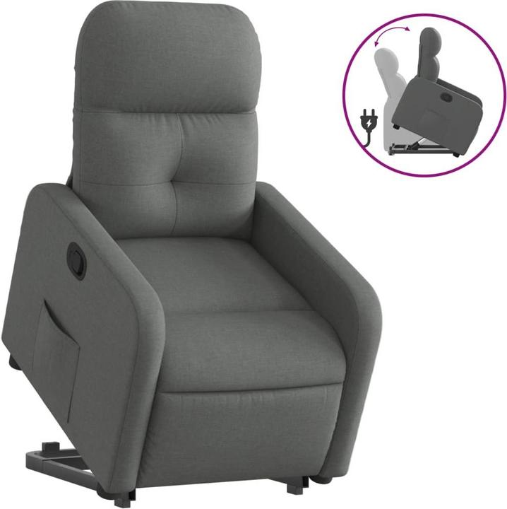 Image du produit vidaXL Relaxsessel mit Aufstehhilfe