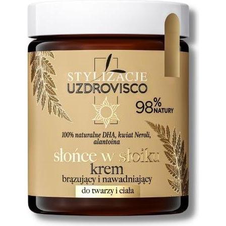 Uzdrovisco, Gesichtsserum, Bronzierung von Gesichts- und Körpercreme und Bewässerung der Sonne in einem Glas 170 ml - Uz...