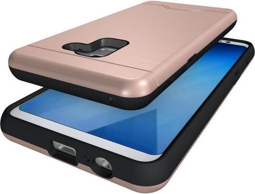 Actual product image MU Classic Hard and soft plastic cover with kickstand (Samsung Galaxy A8 (2018))