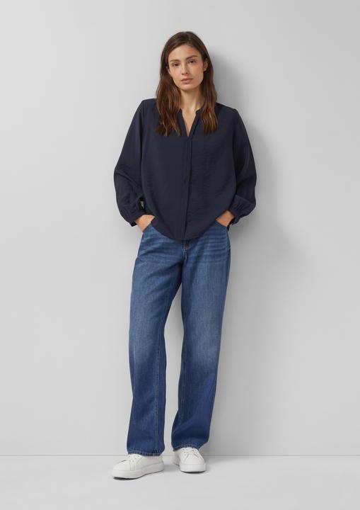 Immagine prodotto s.Oliver Bluse Viskosebluse mit Raffung und All-over-Print (38)