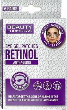 Beauty Formulas Eye Gel Patches Retinol Anti-Aging Under Eye Patches With Retinol - 6 Pairs (Augenpatches, Tag)