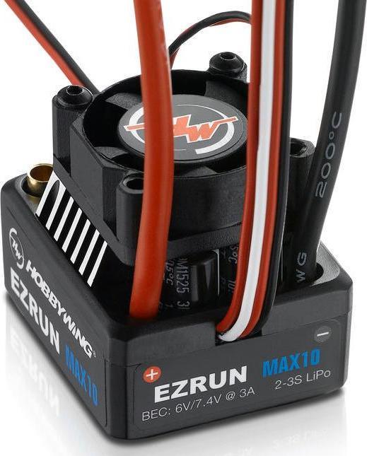 Immagine prodotto Hobbywing Regolatore Ezrun MAX10 60A BEC 3A 2-3s WP