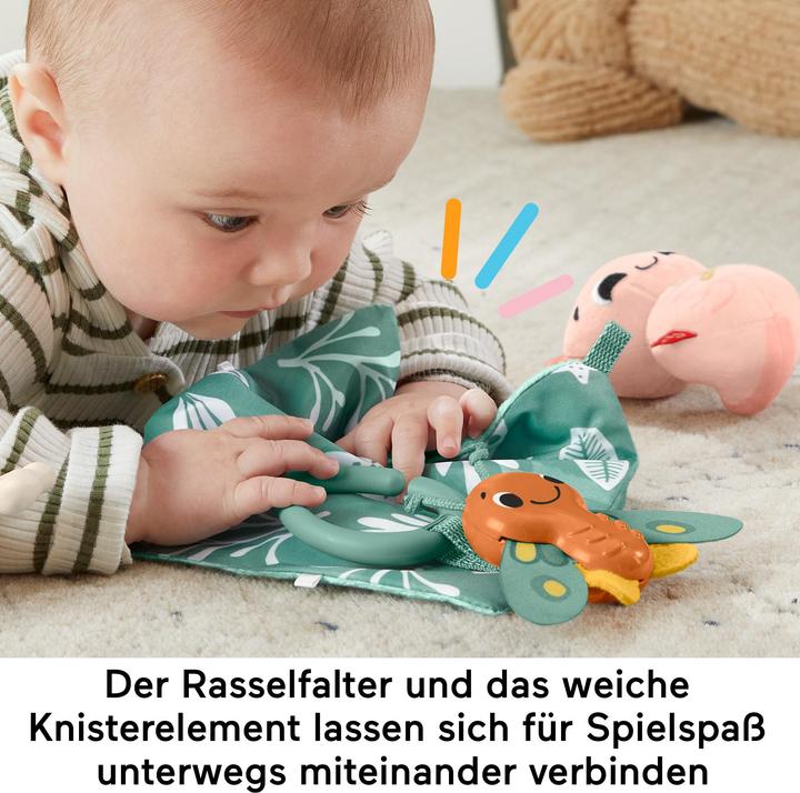 Image du produit Fisher-Price Coffret d'expériences sensorielles, 4 jouets sensoriels avec activités de motricité fine pour les