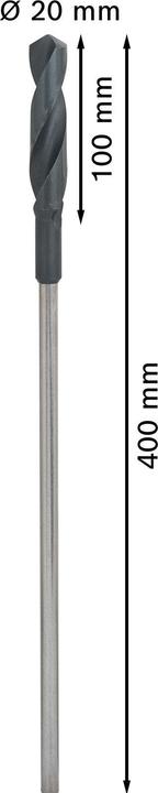 Image du produit Bosch Professional Zubehör Foret d'installation PRO Wood HSS, 20 x 100 x 400 mm (10 mm)