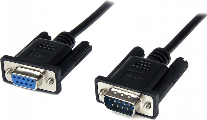 Produktbild StarTech 1m Black Db9 Null Modem Cable (1 m)
