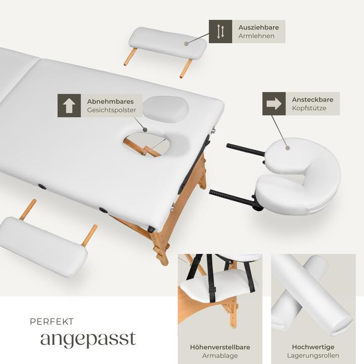 Image du produit tectake Ensemble de table de massage Freddi avec rouleaux de massage