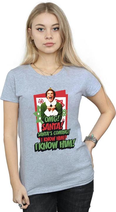Immagine prodotto Elf OMG Santa Maglietta Donna (XL)