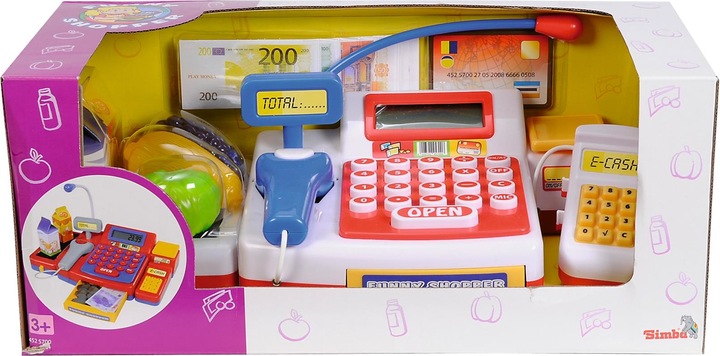 Actual product image Simba Supermarket checkout with scanner