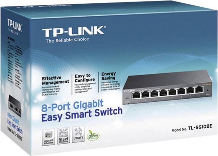 Productafbeelding TP-Link Tl-Sg108e (8 Havens)