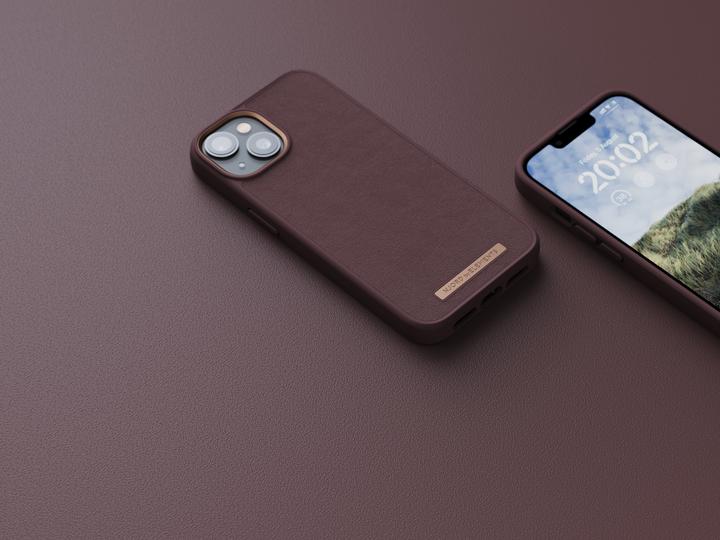 Productafbeelding Njord Echt Lederen Hoesje Iphone 14 (Apple iPhone 14)