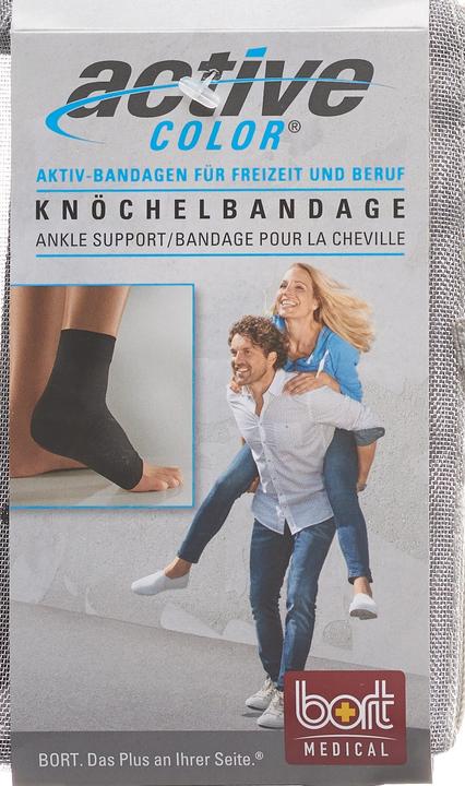 Produktbild Bort Medical ActivColor Knöchelbandae schwarz L (L)