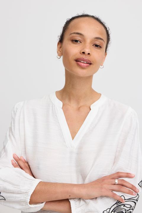 Actual product image B.young BYIDAMY EMB BLOUSE 20816437 (36)