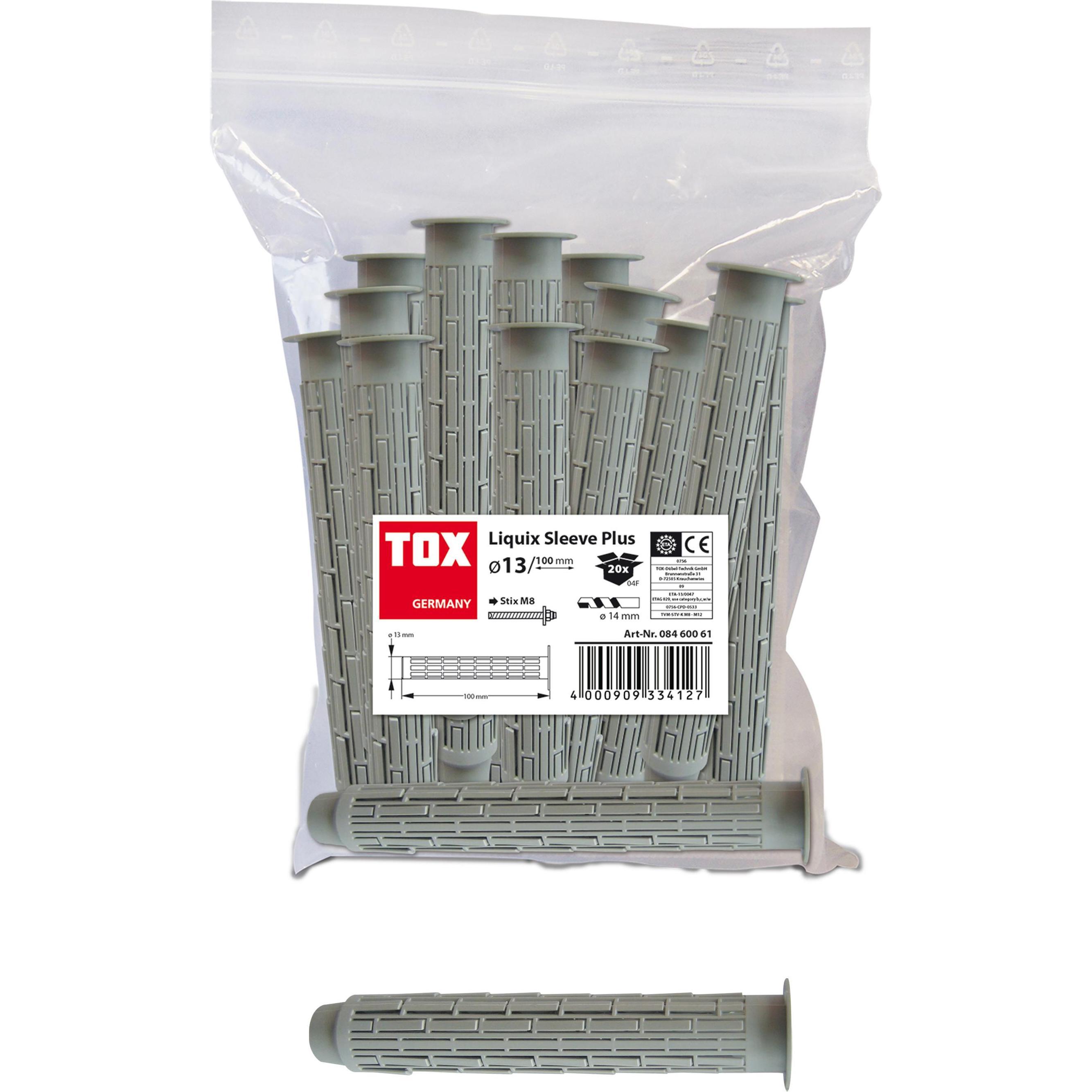Tox, Dübel, Siebhülse Liquix Sleeve Plus (20 Stk.)