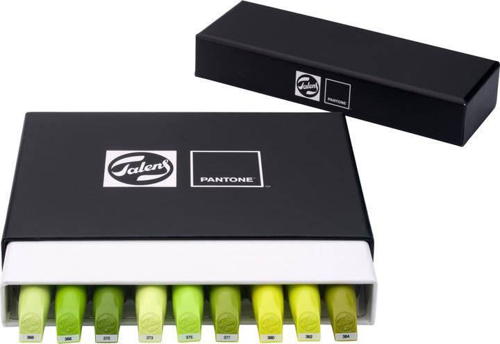 Produktbild Talens Pantone Marker Set 9x Gelb/Grün, Strichstärke: Keine (9x)