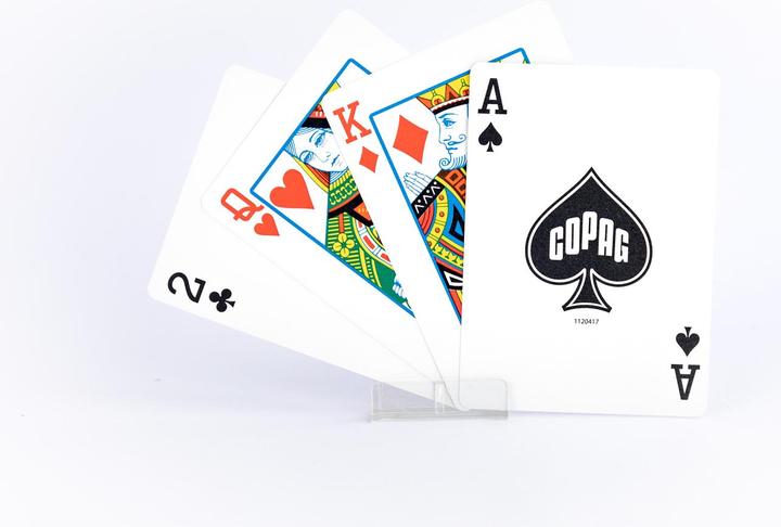 Immagine prodotto Copag Mazzo di carte da poker in plastica Regular (Tedesco, Francese, Italiano, Inglese)