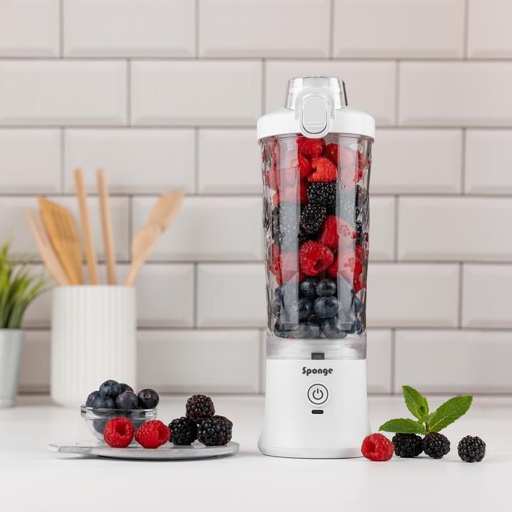 Image du produit Sponge Shaker 600ml USB-C charging blanc