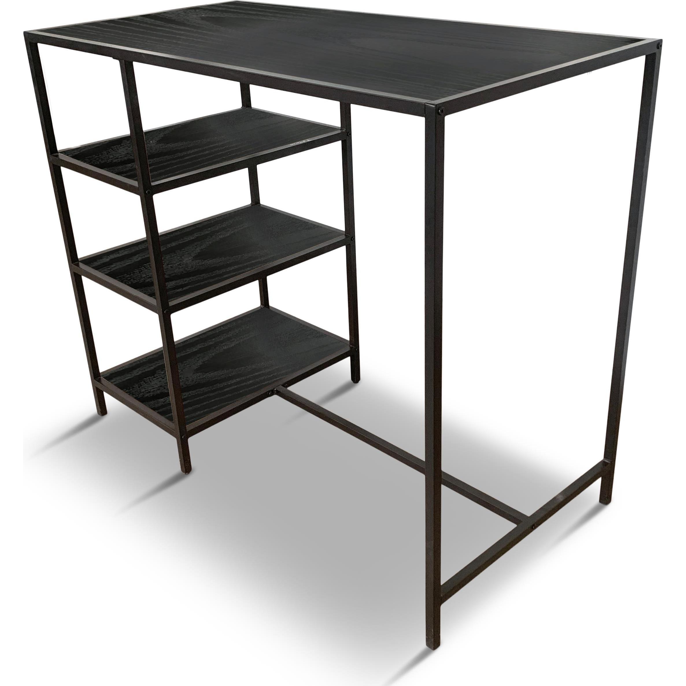 Domoletti, Tavolo alto, Bar table, black, 120 cm x 60 cm x 100 cm (120 x 60 x 100 cm)