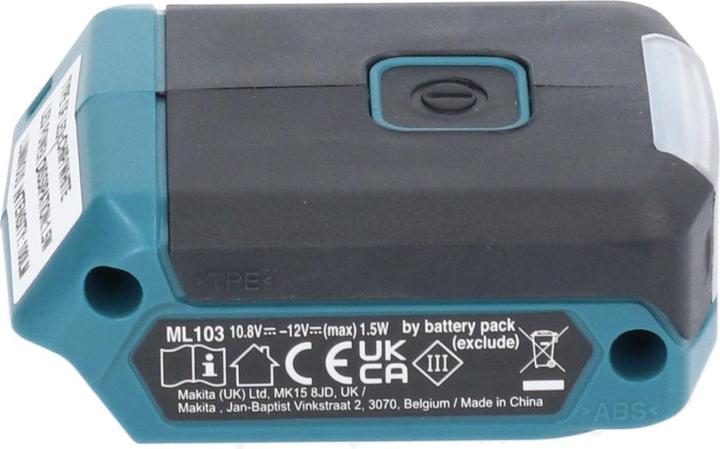 Productafbeelding Makita 10,8 V batterijlamp ML103 (100 lm)