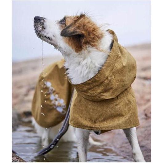Thumbnail - Hurtta Monsoon Eco Hunderegenmantel Desert 30 (30, Hunderegenmantel), Hundebekleidung