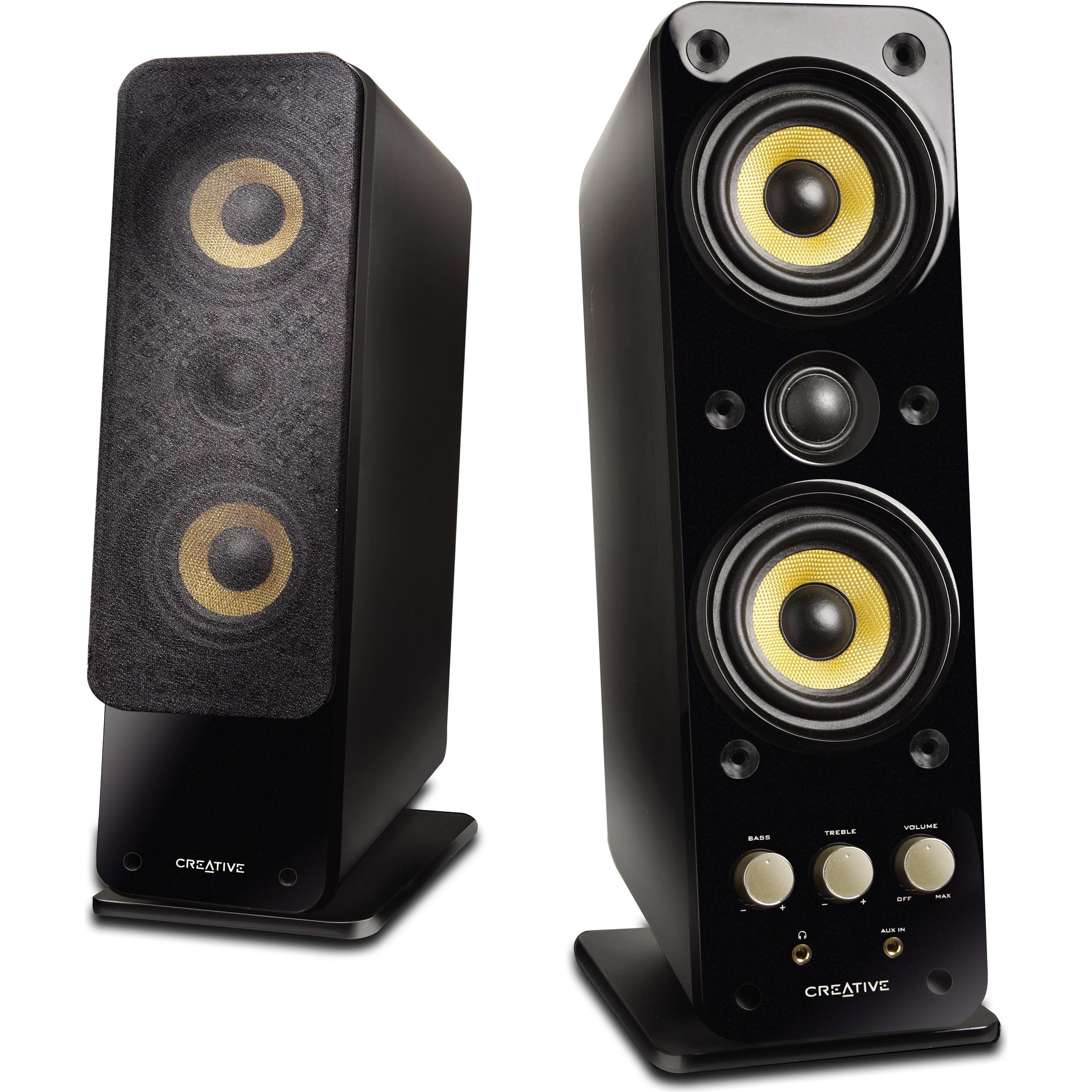 Creative GigaWorks T40 Series II, PC Lautsprecher, Schwarz