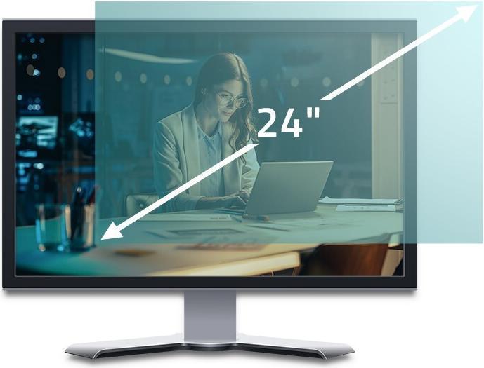 Produktbild Qoltec Blaulichtfilter 24 | 16:9 | Augenpflege | Blendschutz | Matt | pro Monitor (24", 16 : 9)