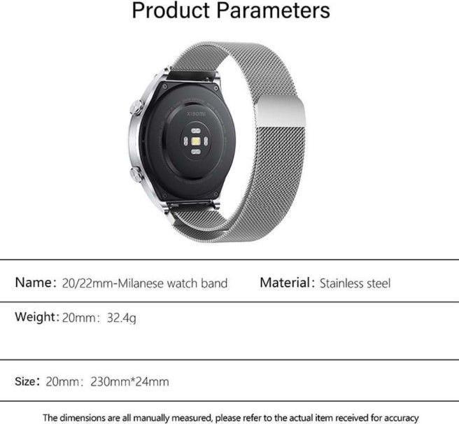 Immagine prodotto MU Classic Bracciale in metallo della Serie Milanese (Metallo)